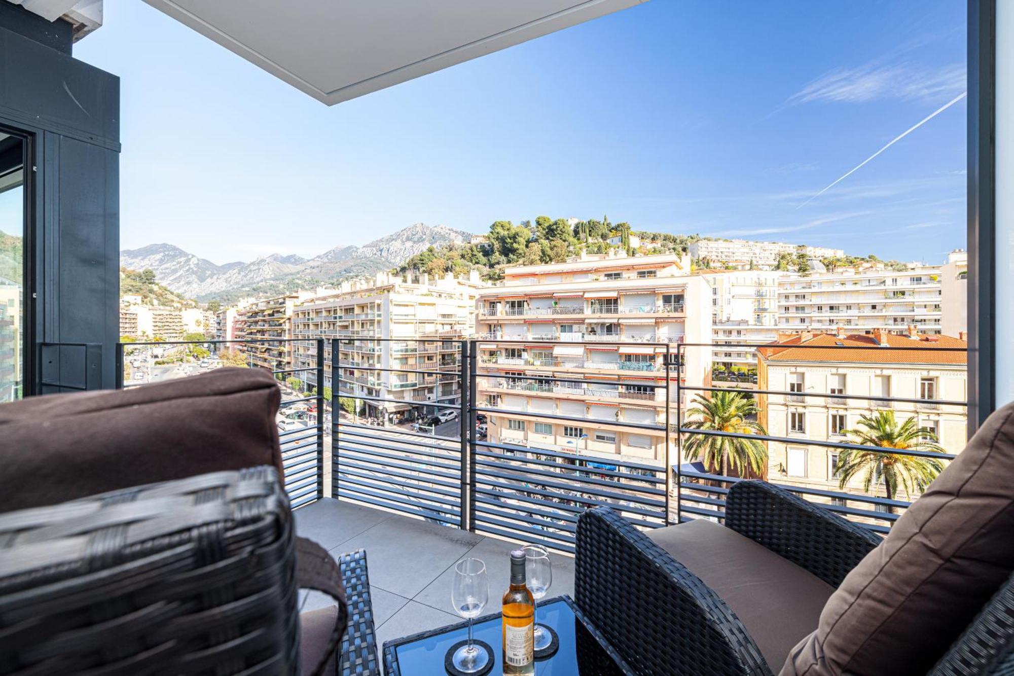Le Cap Riviera Apartment Menton Exterior foto